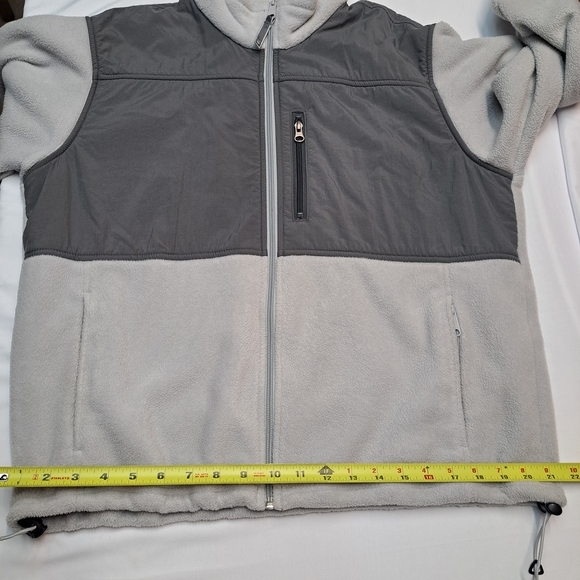 Columbia Womens Gray Fleece Zip Up Jacket Size XL - Picture 7 of 10